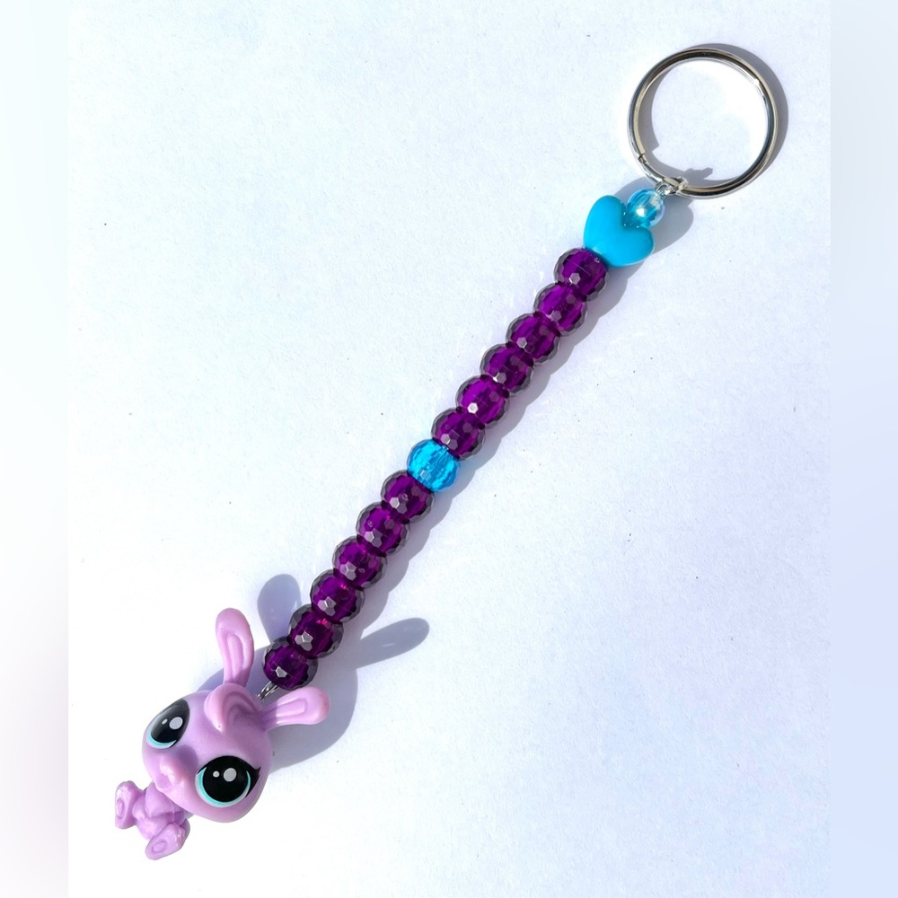 Toycore Kandi Keychain - Purple & Blue